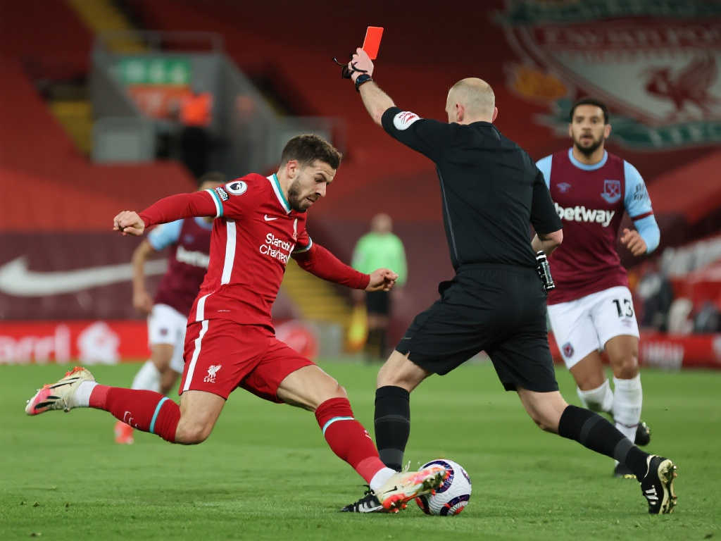 裁判争议不断!利物浦7轮英超后成红牌最多的球队 裁判争议不断!利物浦7轮英超后成红牌最多的球队